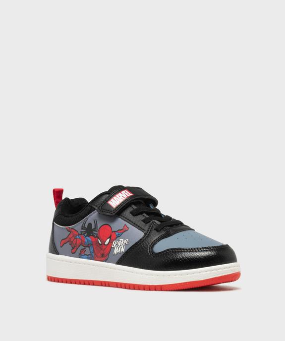 Baskets à scratch avec motif Spiderman garçon - Marvel vue2 - SPIDERMAN - GEMO