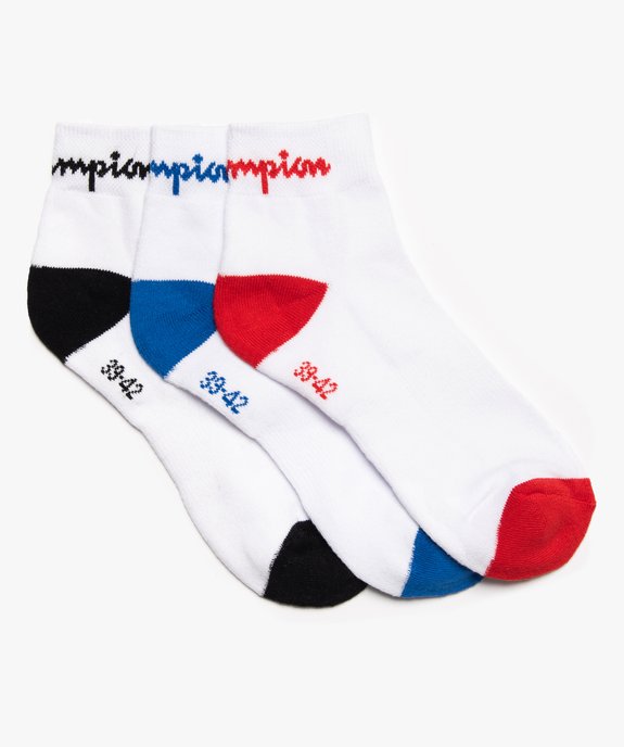 Chaussettes garçon spécial sport (lot de 3) - Champion vue1 - CHAMPION USA - GEMO