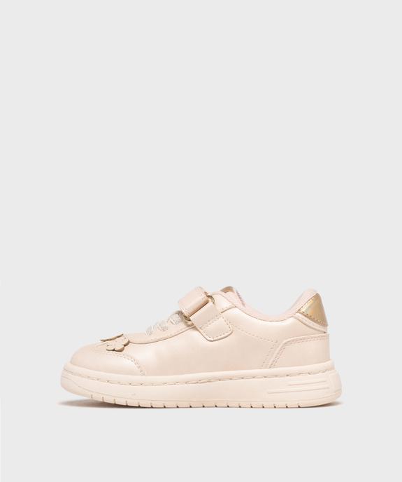 Baskets à scratch en matière irisée avec fleurs fille - Lovely Wings vue3 - LOVELY WINGS - GEMO