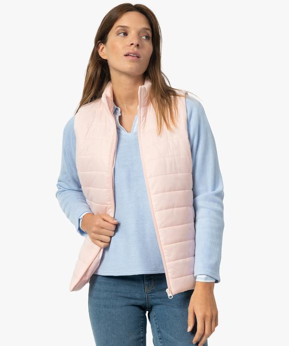 Blouson femme matelassé sans manches vue1 - GEMO(FEMME PAP) - GEMO