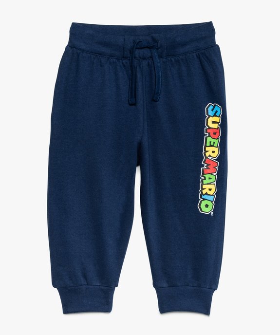 Pantalon de jogging bébé garçon imprimé Super Mario vue1 - MARIOKART - GEMO