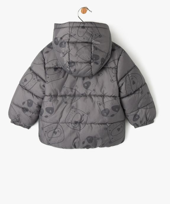 Blouson à capuche doublé polaire bébé garçon vue5 - PREMIER PRIX BY GEMO - GEMO