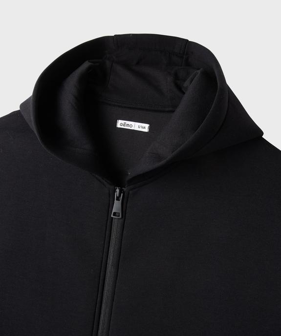 Sweat zippé à capuche garçon vue2 - GEMO (JUNIOR) - GEMO