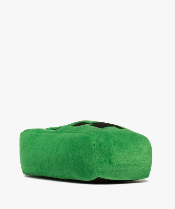 Chaussons garçon en volume Minecraft vue2 - MINECRAFT - GEMO