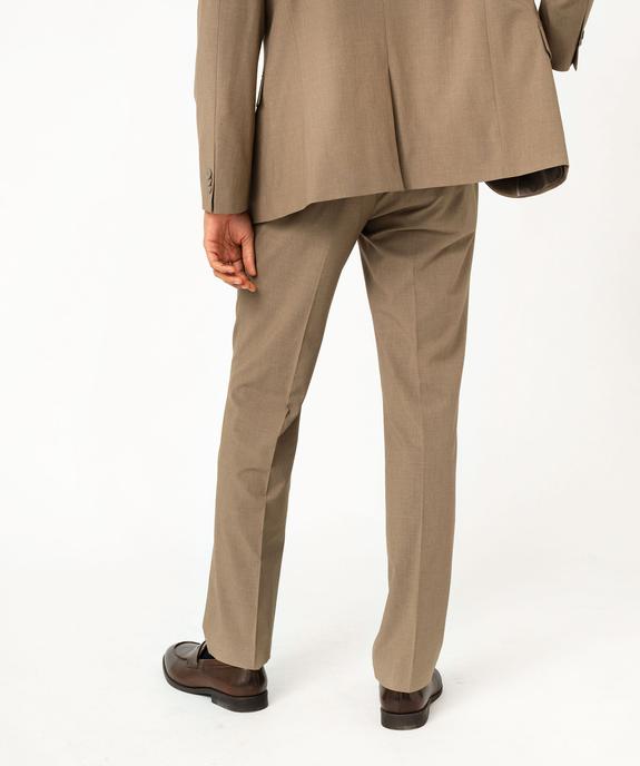 Pantalon de costume en maille fluide homme vue3 - GEMO (HOMME) - GEMO