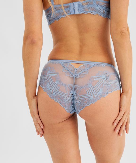 Shorty en dentelle transparente vue2 - GEMO(HOMWR FEM) - GEMO