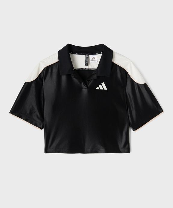 Polo court avec inscription dans le dos fille - Adidas vue1 - ADIDAS - GEMO