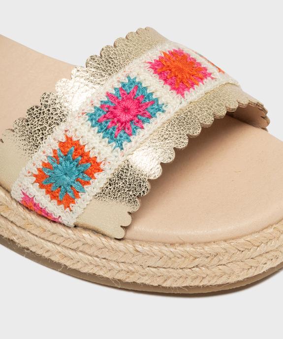 Sandales compensées à semelle de corde fille vue6 - LOVELY WINGS - GEMO