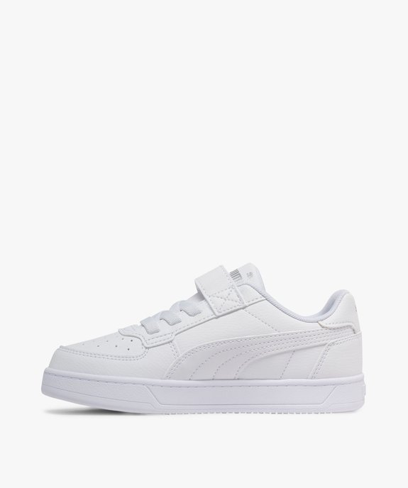 Baskets garçon unies à scratch et à lacets élastiques Caven - Puma vue4 - PUMA - GEMO