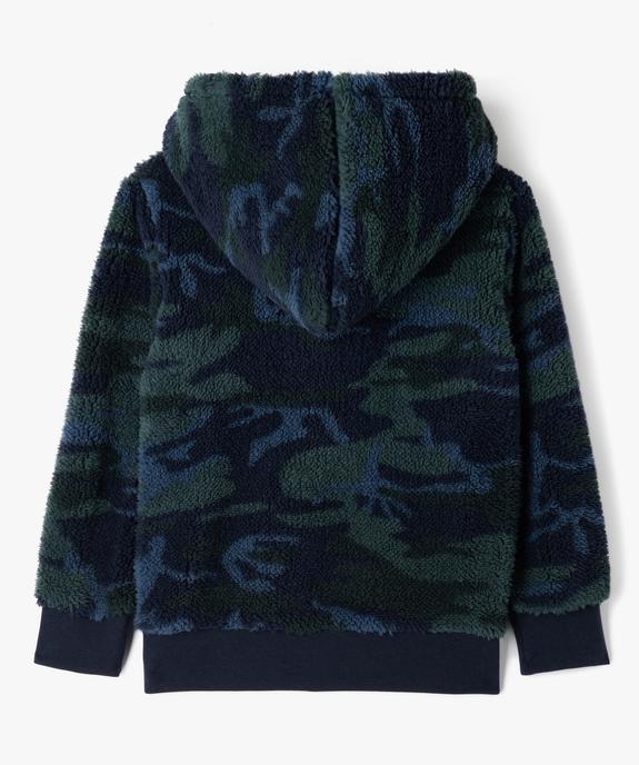 Sweat à capuche en maille  garçon vue3 - GEMO (ENFANT) - GEMO