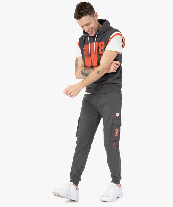 Sweat homme à capuche sans manches  – Camps United vue5 - CAMPS UNITED - GEMO