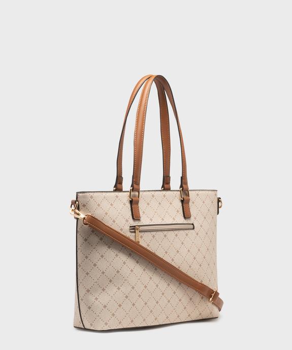 Sac cabas avec bandoulière amovible femme - Torrente vue2 - TORRENTE - GEMO