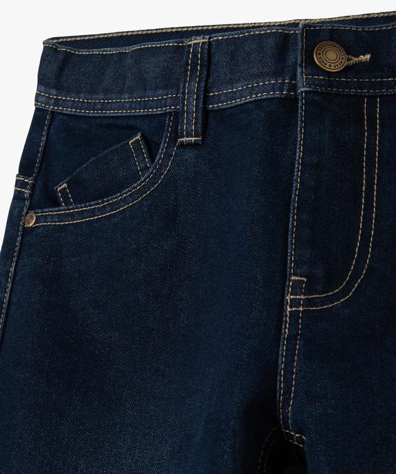 Jean garçon coupe regular taille ajustable vue3 - GEMO 4G GARCON - GEMO
