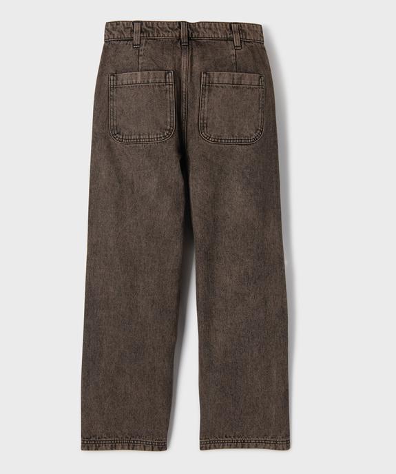 Jean loose avec taille ajustable garçon  vue3 - GEMO (JUNIOR) - GEMO