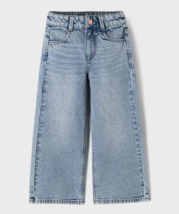 Jean Wide leg avec taille ajustable fille vue7 - GEMO 4G FILLE - GEMO