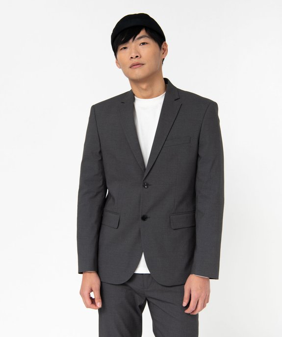 Veste de costume fermeture 2 boutons homme vue2 - GEMO 4G HOMME - GEMO