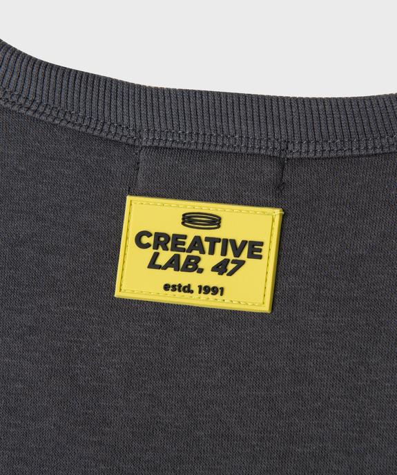 Sweat en molleton moelleux garçon vue3 - GEMO (JUNIOR) - GEMO