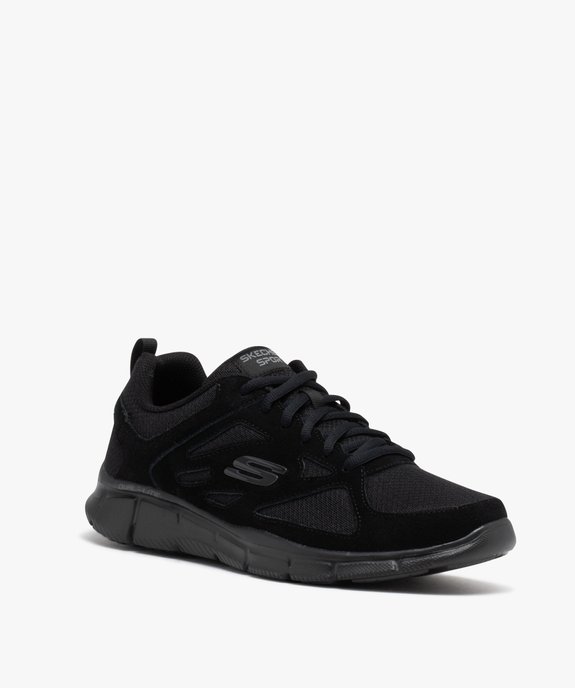 Baskets homme unies style running - Skechers vue2 - SKECHERS - GEMO