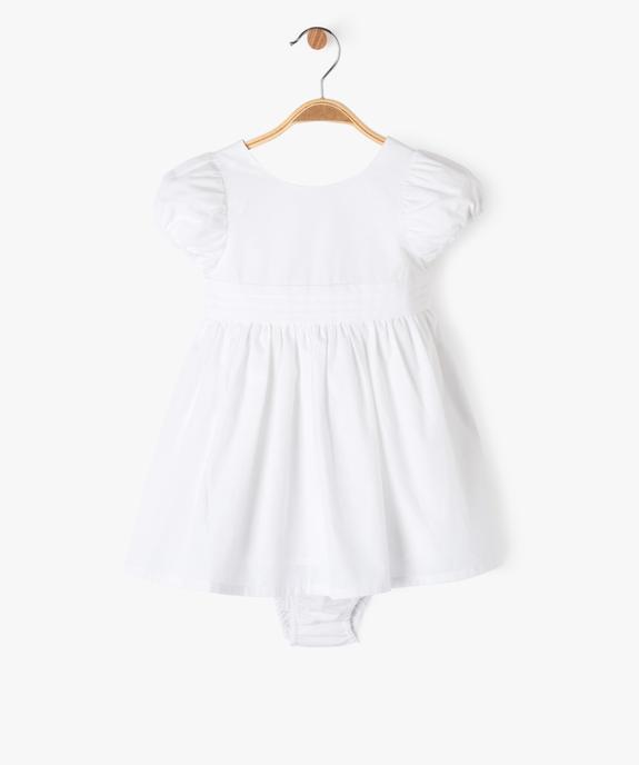 Ensemble 2 pièces robe de cérémonie et bloomer bébé fille vue2 - GEMO(BEBE DEBT) - GEMO