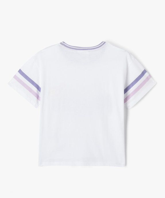 Tee-shirt à manches courtes motif Pikachu fille - Pokemon vue4 - POKEMON - GEMO
