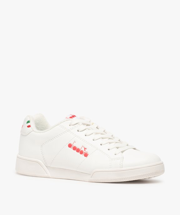 Basket femme avec inscriptions colorées - Diadora vue2 - DIADORA - GEMO