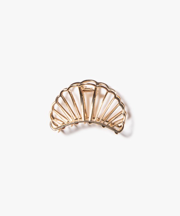 Pince crabe femme forme demi-lune en métal vue1 - GEMO (ACCESS) - GEMO