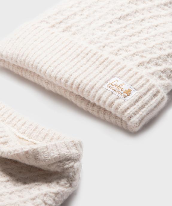 Ensemble 2 pièces bonnet et snood doublés polaire bébé - LuluCastagnette vue2 - LULUCASTAGNETTE - GEMO