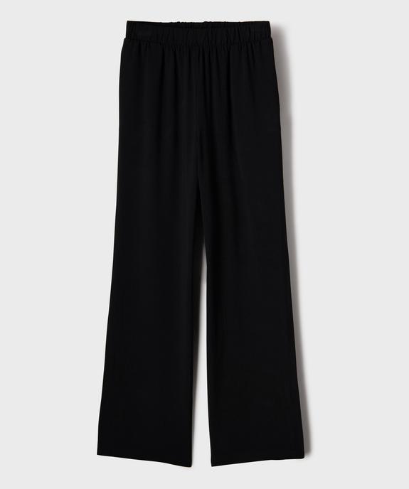 Pantalon large en viscose fluide fille vue1 - GEMO 4G FILLE - GEMO