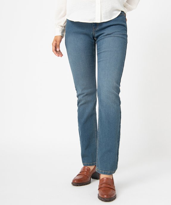 Jean femme coupe Regular  vue1 - GEMO (JEAN) - GEMO
