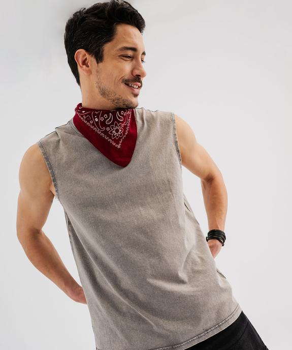 Débardeur à col rond style vintage homme vue1 - GEMO (HOMME) - GEMO
