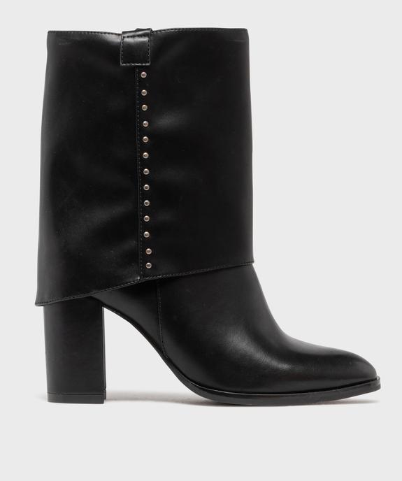 Bottines fourreau à revers amovible femme - Follow Me vue1 - FOLLOW ME - GEMO