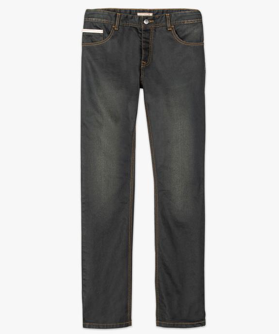 Jean enduit pour homme avec détail poche fantaisie vue4 - GEMO (CASUAL) - GEMO