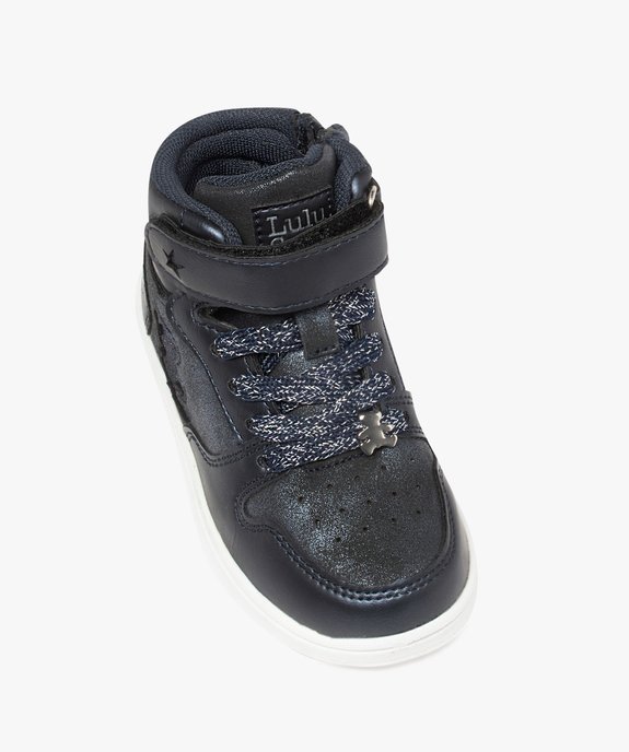 Baskets fille mid-cut ourson pailleté - LuluCastagnette vue5 - LULU CASTAGNETT - GEMO