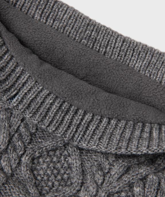 Echarpe tour de cou doublé polaire garçon - GEMO (ENFANT) Echarpe tour de cou doublé polaire garçon vue2 - GEMO (ENFANT) - GEMO