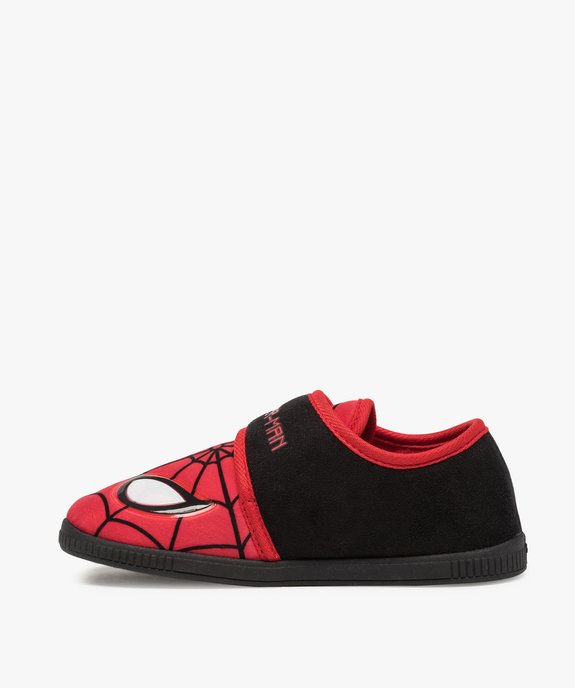 Chaussons garçon bicolores Spiderman à scratch vue3 - SPIDERMAN - GEMO