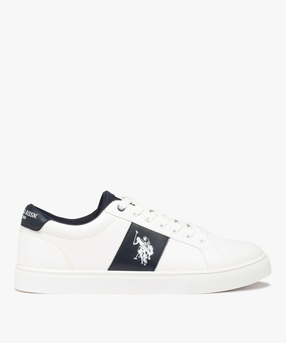 Baskets homme unies à détails contrastants – US Polo Assn vue1 - US POLO - GEMO