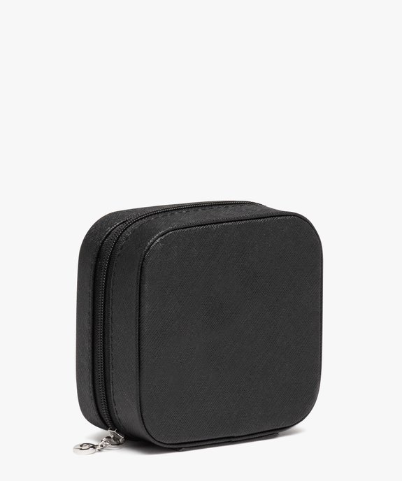 Boite à bijoux unie à fermeture zippée vue2 - GEMO (ACCESS) - GEMO