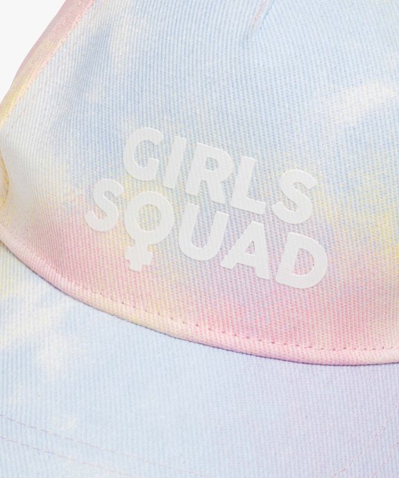 Casquette fille en toile multicolore et inscription vue2 - GEMO (JUNIOR) - GEMO