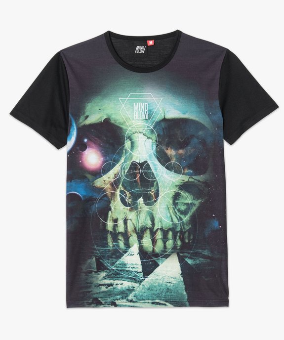 Tee-shirt à motif squelette - Mind Blow vue4 - GEMO (HOMME) - GEMO