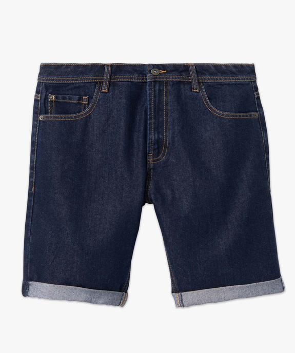 Bermuda en jean homme fin et souple vue4 - GEMO 4G HOMME - GEMO