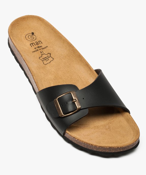 Sandales homme avec large bride à boucle vue5 - GEMO (CASUAL) - GEMO