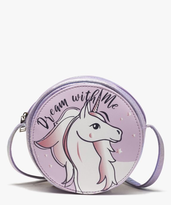 Sac fille rond avec faces interchangeables vue2 - GEMO (ENFANT) - GEMO