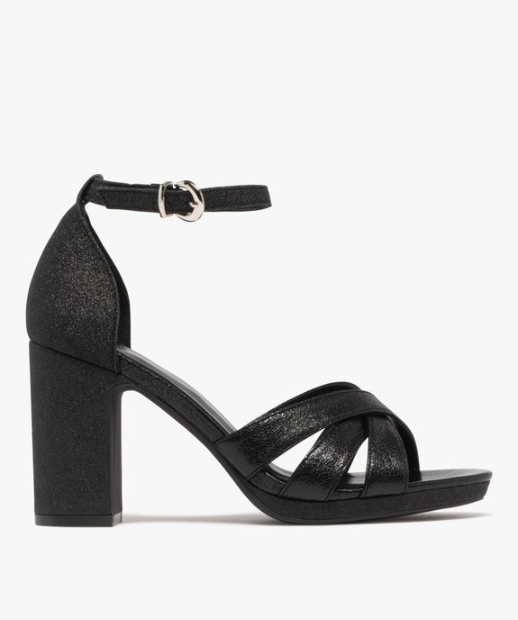 Sandales à talon haut brillantes femme vue1 - FOLLOW ME - GEMO