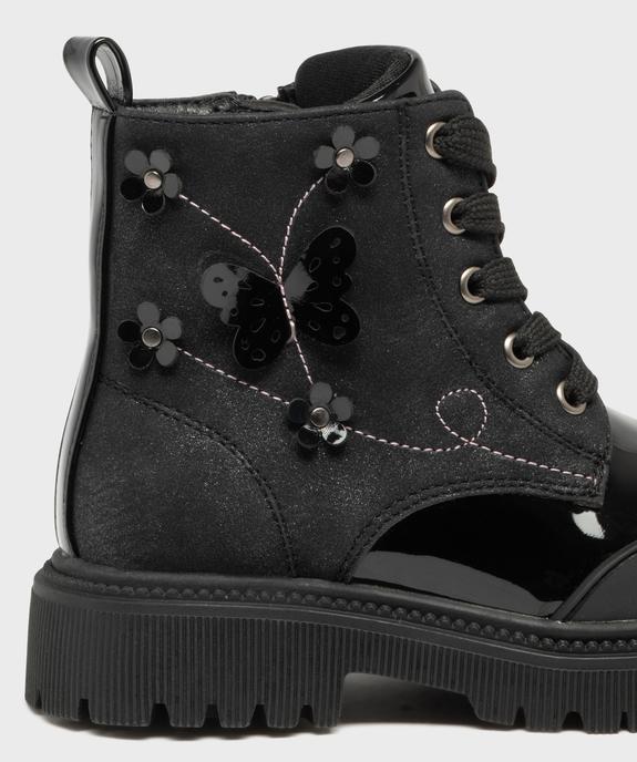 Bottines bi-matières avec motifs en relief fille - Lovely Wings vue6 - LOVELY WINGS - GEMO