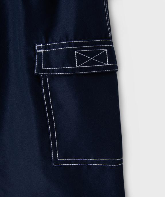 Short de bain effet 2-en-1 garçon - Camps United vue3 - CAMPS - GEMO