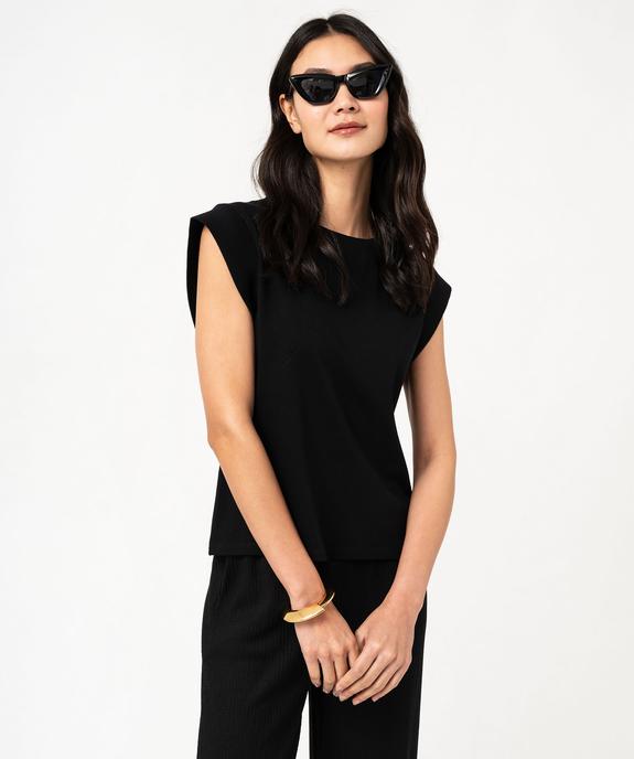 Tee-shirt sans manches coupe large femme vue1 - GEMO 4G FEMME - GEMO