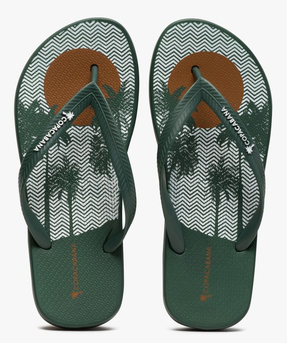 Tongs homme à semelle imprimée - Copacabana vue1 - COPACABANA - GEMO