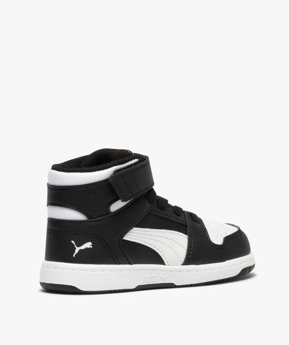 Baskets garçon semi-montantes bicolores - Puma vue4 - PUMA - GEMO