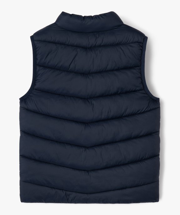 Blouson sans manches matelassé garçon vue4 - GEMO (ENFANT) - GEMO
