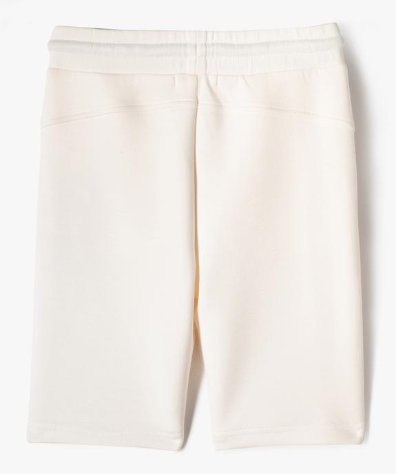 Bermuda en maille douce et extensible à taille élastiquée garçon vue3 - GEMO (ENFANT) - GEMO